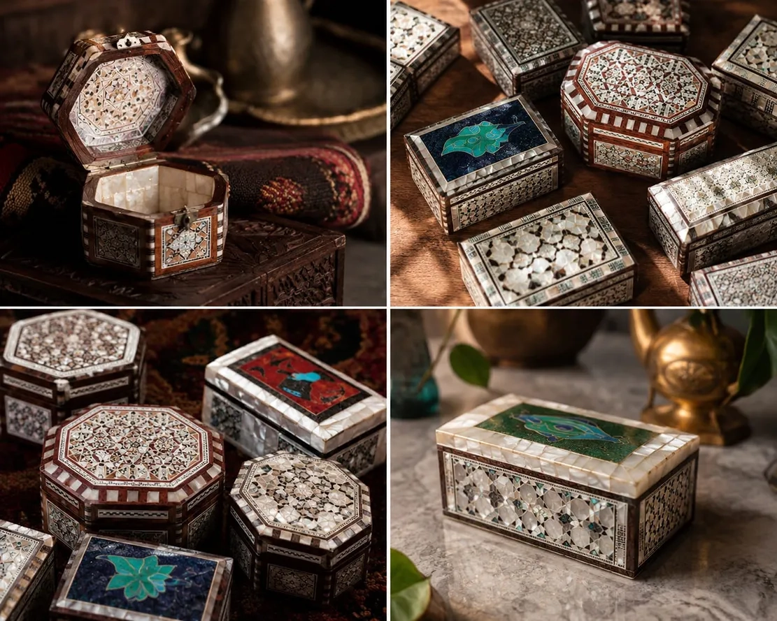 Luxury Mother of Pearl Boxes