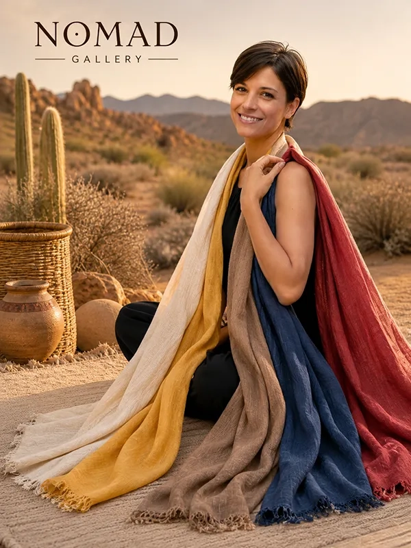 Luxury Pure Linen Scarves